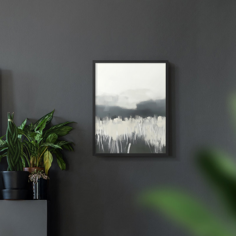 Paysages de la série LXII - reproduction encadrée de qualité supérieure - prête à être accrochée - aucun clou requis