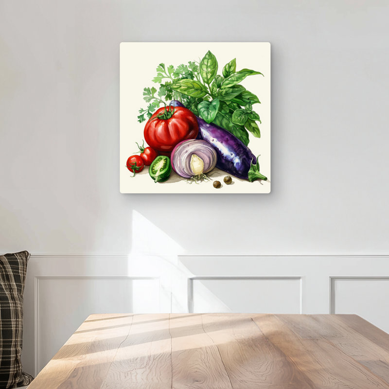 Piled Up - Green Metal Print for Stylish Home Decor