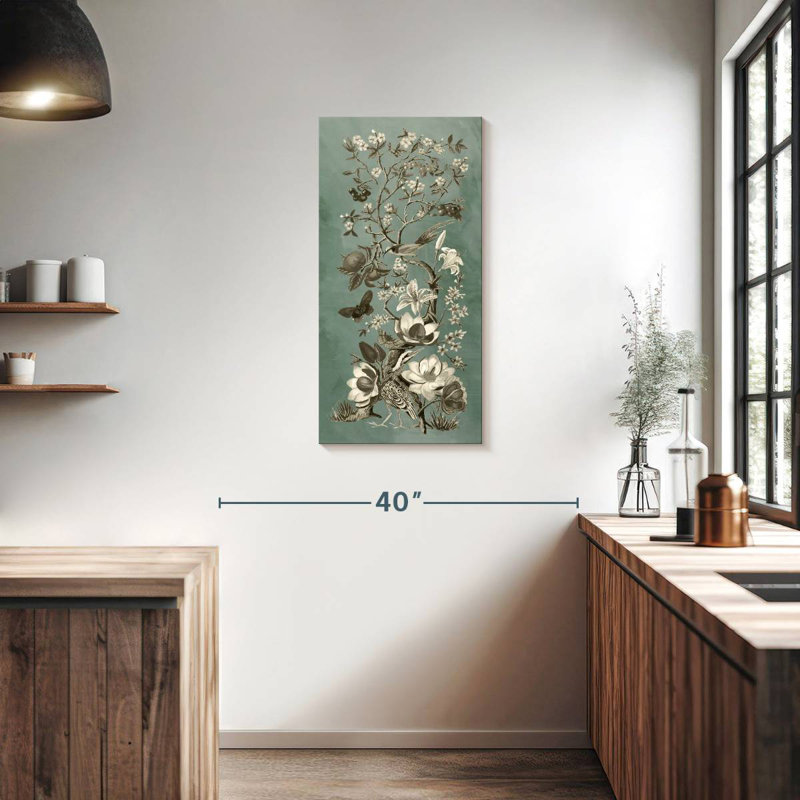 Chinoiserie Patina II, H 36 po x l 18 po