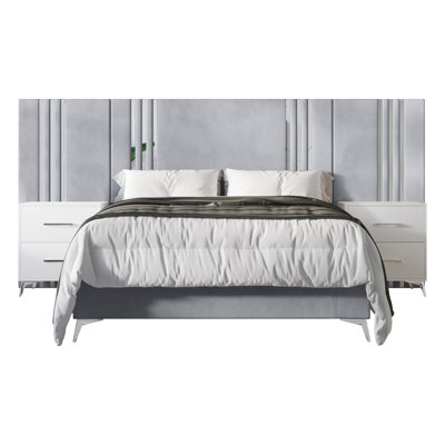 Lit plateforme tapissier Blus