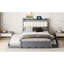 Lit plateforme en bois, grand, gigogne, 2 tiroirs, lit plateforme avec rangement dans les ports Stylish Essential-1755977175