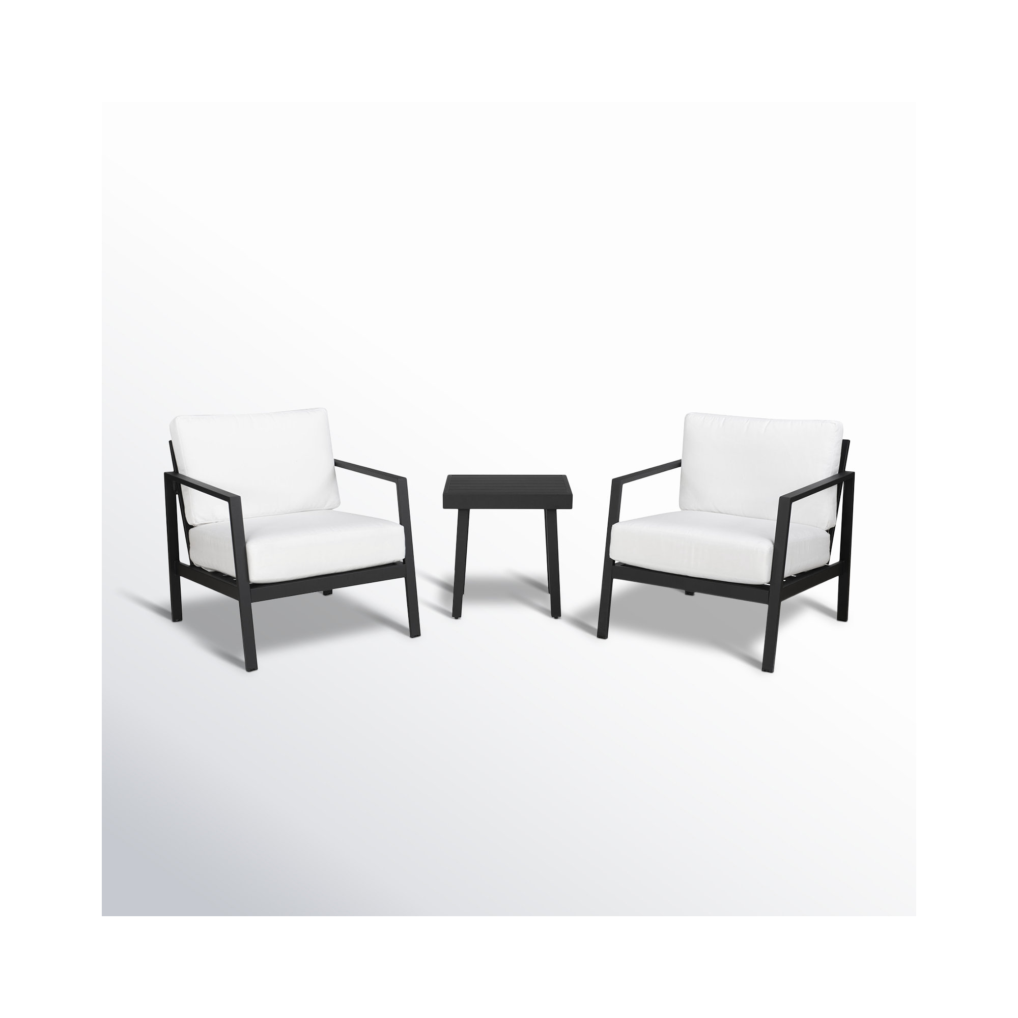 Armando 2 - Person Outdoor Seating Group with Sunbrella Cushions