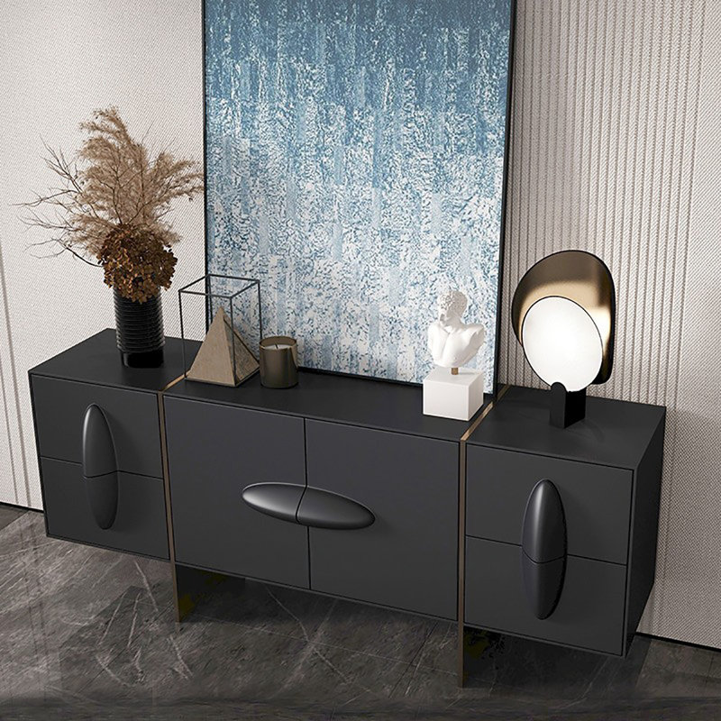 Buffet simple de luxe moderne et léger, 31.5" H x 59.1" W x 15.7" D