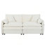 Ensemble de canapé surdimensionné de luxe surdimensionné à 2 sièges profonds, 2 pièces de canapé causeuse, ensemble de canapé en chenille moderne et confortable pour un bureau de salon avec 4 coussins, combinaison de bricolage-533976543