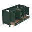 Meuble-lavabo et lavabo en bois Modern, 60 po, vert