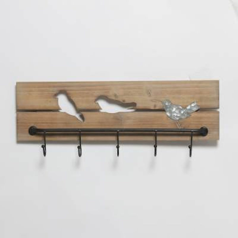 5 - Hook Wall Mounted Coat Rack