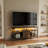 55" TV Stand with Charging Station and Led Lights for TVs up to 65"-2124325329-2124325331