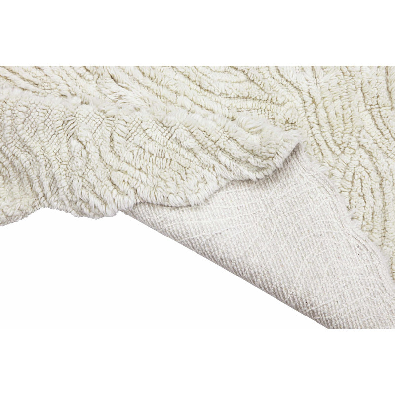 Pink Nose Sheep Hand Woven Shag Wool Area Rug