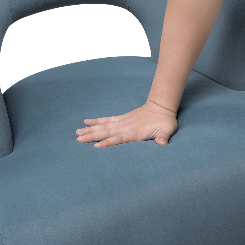 Fauteuil d'appoint Luxury Home, Bleu