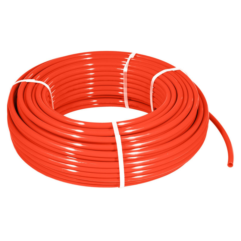 1/2 po x 300 pi Tuyau de chauffage par le sol rouge PEX-B - Tuyau de barrière à l'oxygène EVOH pour systèmes hydroniques