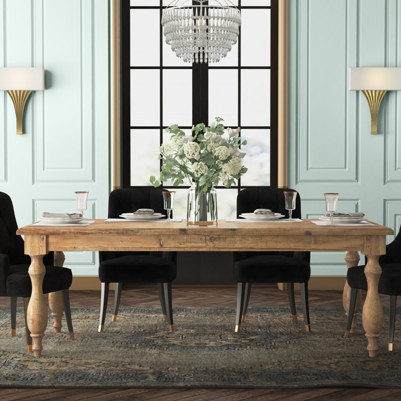 Biloxi Pine Wood Dining Table