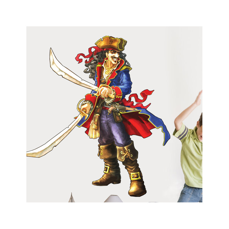 Adhésif décoratif pirate, H 24 po x l 22 po