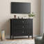 Commode 3 tiroirs en bois, 31,9 po de largeur, 30,1 po de hauteur-2095012883