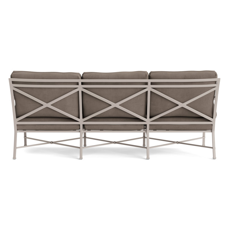 Venetian Outdoor 3 - Seat Patio Sofa, Dove, Fusion Neptune