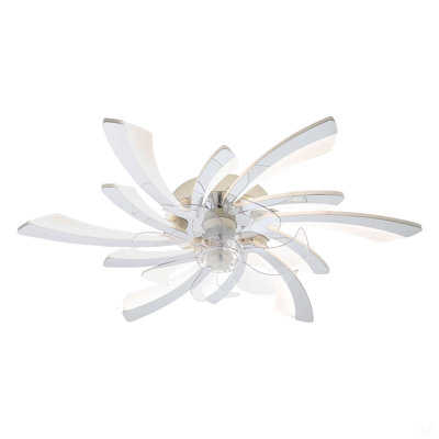 30.7In Ceiling Fan With Lights, Remote Control 3 Color Temperatures,6 Gear Wind Speed Fan Light