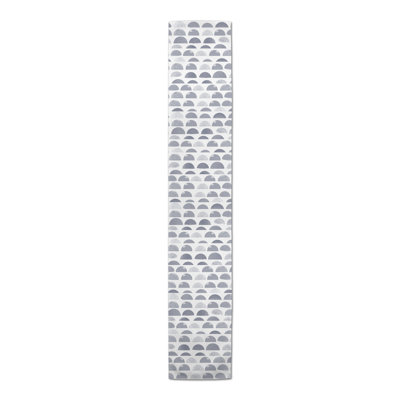 Abstract Half Circles Blue 4 Table Runner