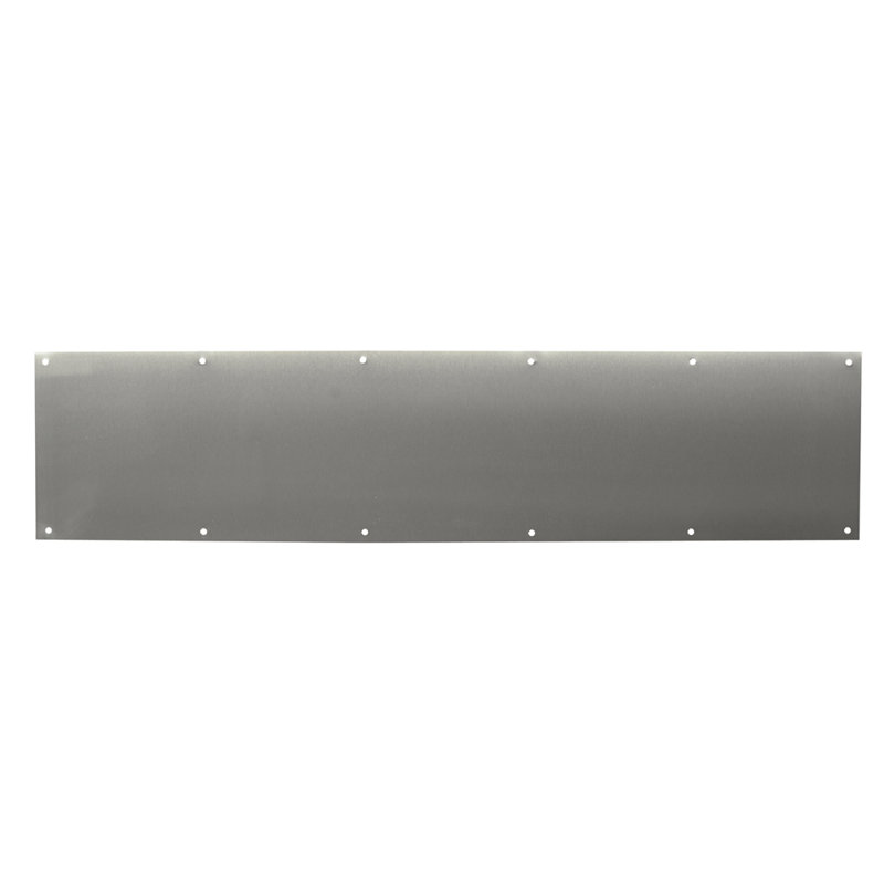 Plaque de protection en aluminium 8 po x 34 po, finition naturelle (paquet simple)