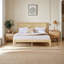 Grand lit plateforme en bois massif avec tête de lit en rotin Boho-1457258672-1469483821-1457258677