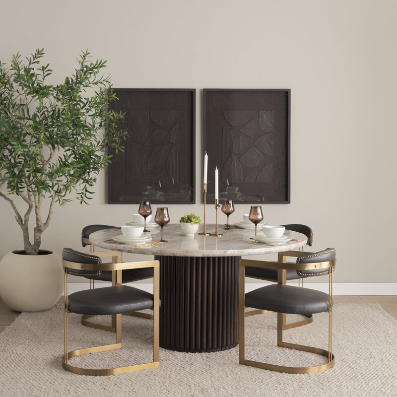 Hoskins I Arm Chair, Charcoal Brown