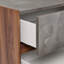 Ensemble de chambre à coucher 4 pièces Rado - Modern Walnut & Volcanic Slate-932531564