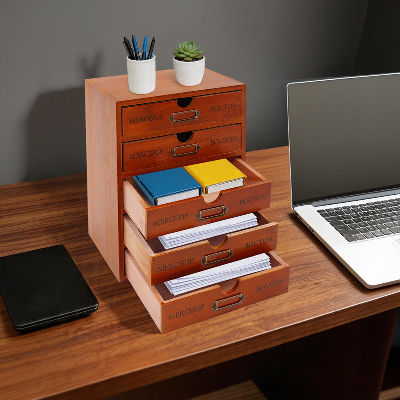 Solid Wood Desk Organizer