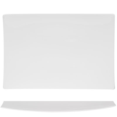 Red Vanilla Extreme Rectangular Bone China Platter