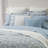 Heather Blue Full/ Queen Comforter Set-116472060-116472061