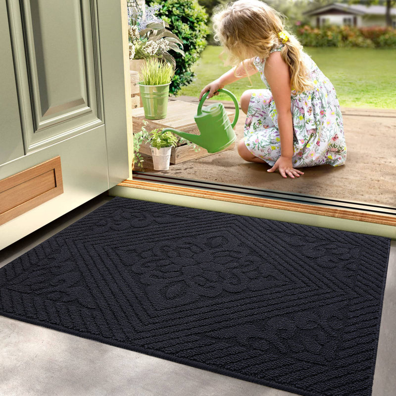 Non-Slip Doormat, Khaki, 61cm W x 91.4cm L