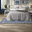 Ensembles de literie luxueux et frais, édredon Tencel gris, design moderne réversible