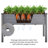 Rigney  Outdoor Fir Wood Elevated Planter with Fabric Liner & Drainage Holes-1926726154-1880580051
