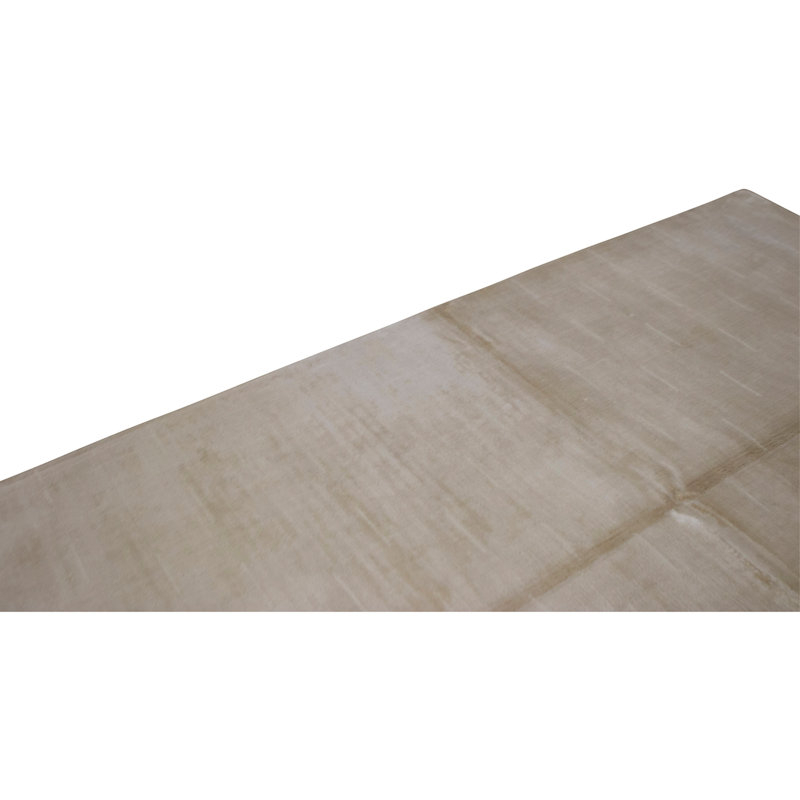 Tapis bleu noué à la main de haute qualité, Rectangle 6 pi x 8 pi 11 po