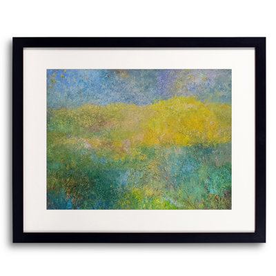 Golden Hills Framed Print Canvas