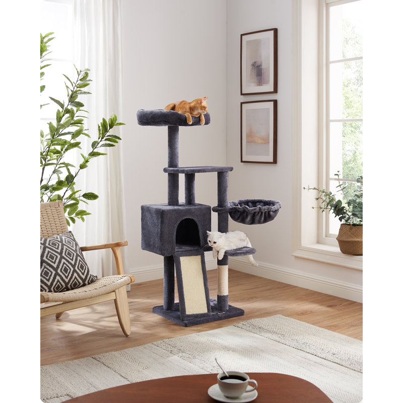 135cm Cat Tree, Smoky Grey