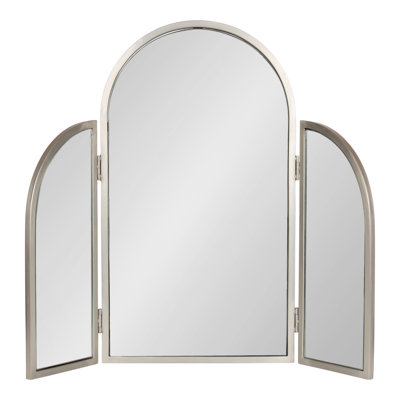 Amoli Metal Arched Tri-Fold Mirror