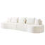 Canapé modulaire courbé avec coussins-65629083