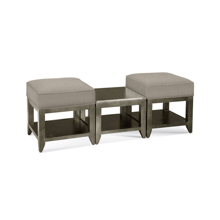 Elements Upholstered Cube Ottoman