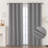 100% Blackout Thermal Insulated Polyester Curtain Pair-633352616-633352627