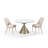 Linen Blend Metal Side Chair Dining Chair-1847891704-1847891707