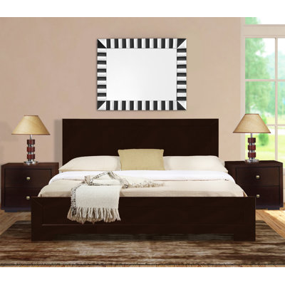 Ensemble de chambre avec lit plateforme 3 pièces Trent