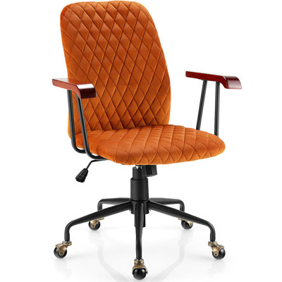 Chaise de travail en velours Limburg