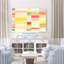 Formes de couleurs, rectangles, blocs, abstrait, contemporain, orange, jaune, rouge, or-281137359