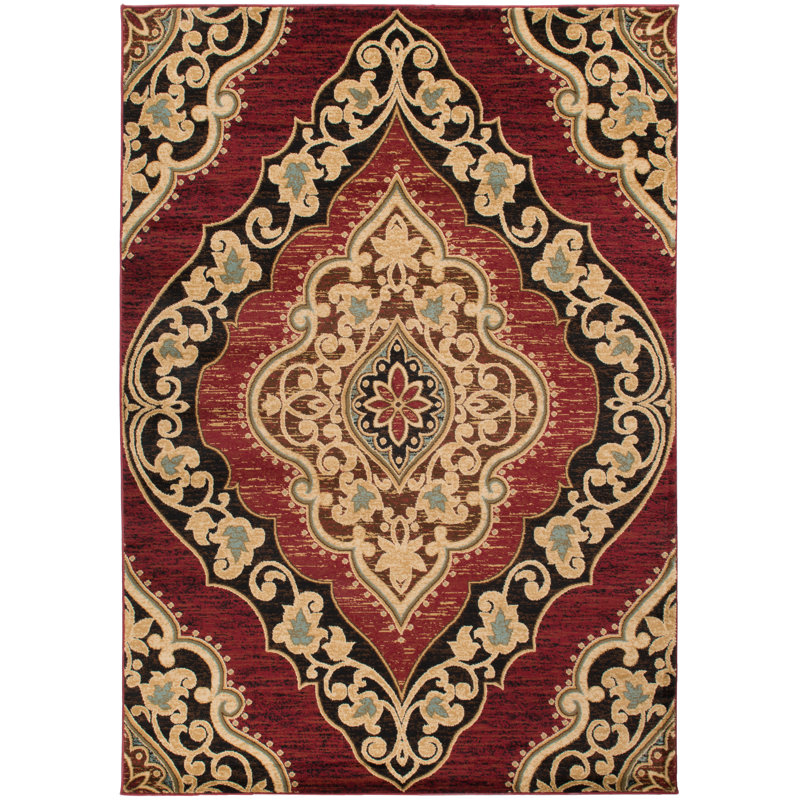 Berniece Oriental Indoor Rug, Rectangle 5'3" x 7'7"