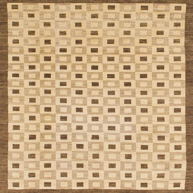 Tapis abstrait moderne 1430, Carré 6 pi