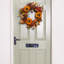 45Cm Hanging Artificial Sunflower Whirl Autumn Wreath