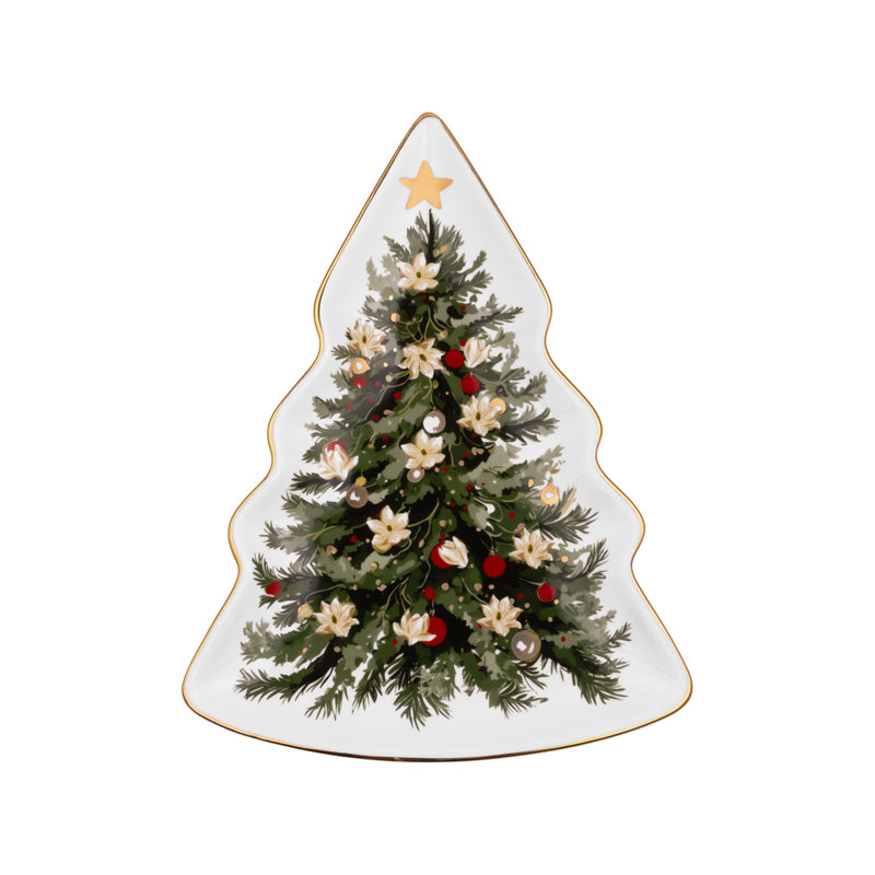 Cookie Plate, Christmas Tree