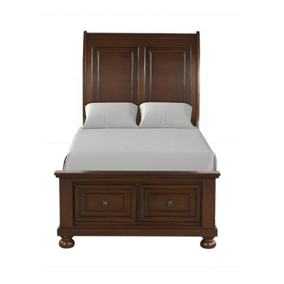 Meade G8910A-TB Twin  Bed ( Mattress Not Included), Dark Cherry