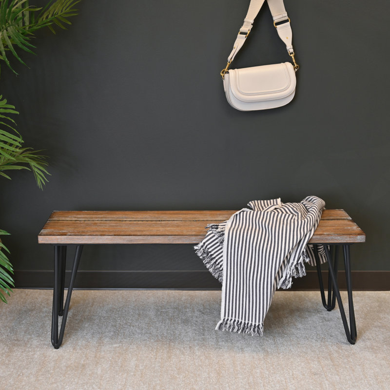 Banc de salle à manger en bois Aryven