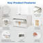 Laundry Pedestal Washing Machine Stand With Storage Drawer