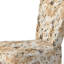 Chaise d'appoint rembourrée moderne et contemporaine Abstract Paw Print Patterning III