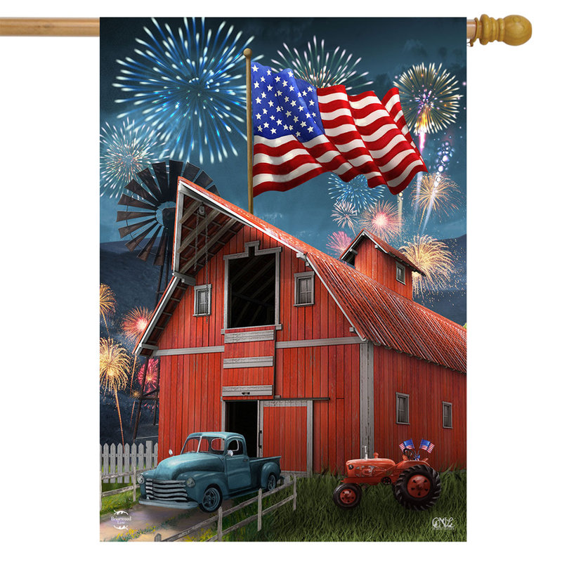 Drapeau de la grange American Celebration